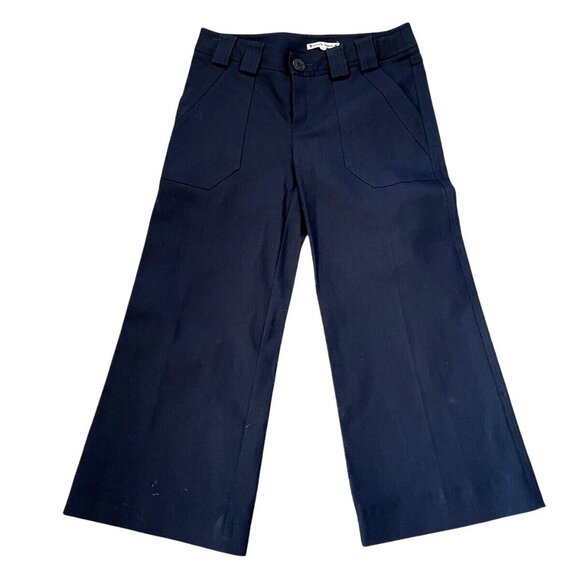 Nanette Lepore Women’s Cotton Wide Leg Pants Size 4 Black High - Picture 1 of 8